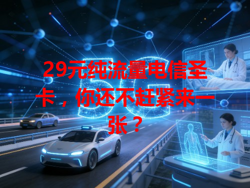 29元纯流量电信圣卡，你还不赶紧来一张？