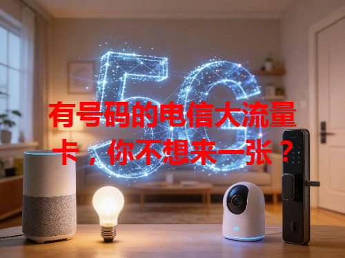 有号码的电信大流量卡，你不想来一张？