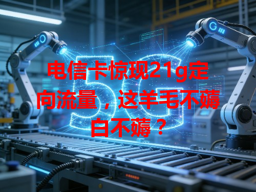 电信卡惊现21g定向流量，这羊毛不薅白不薅？
