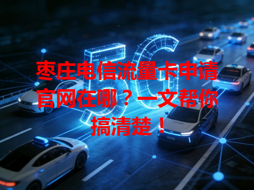枣庄电信流量卡申请官网在哪？一文帮你搞清楚！