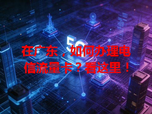 在广东，如何办理电信流量卡？看这里！