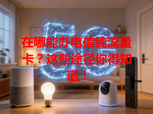 在哪能办电信纯流量卡？这些途径你得知道！