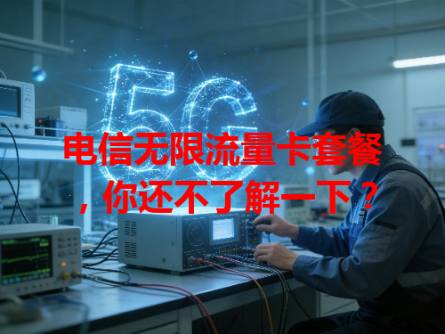电信无限流量卡套餐，你还不了解一下？