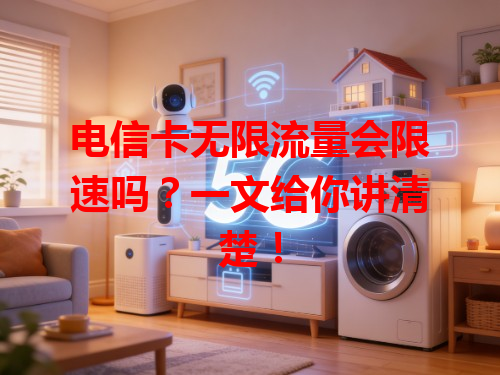 电信卡无限流量会限速吗？一文给你讲清楚！
