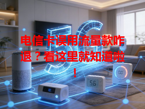 电信卡误用流量款咋退？看这里就知道啦！