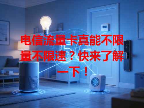 电信流量卡真能不限量不限速？快来了解一下！