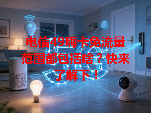 电信49嗨卡免流量范围都包括啥？快来了解下！