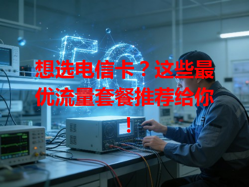 想选电信卡？这些最优流量套餐推荐给你！