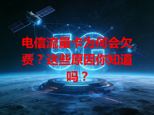 电信流量卡为何会欠费？这些原因你知道吗？