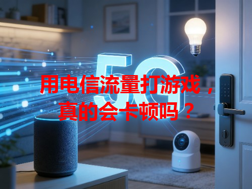 用电信流量打游戏，真的会卡顿吗？