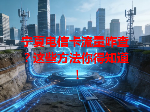 宁夏电信卡流量咋查？这些方法你得知道！