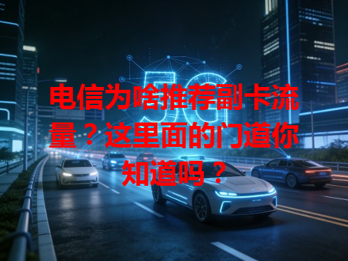 电信为啥推荐副卡流量？这里面的门道你知道吗？