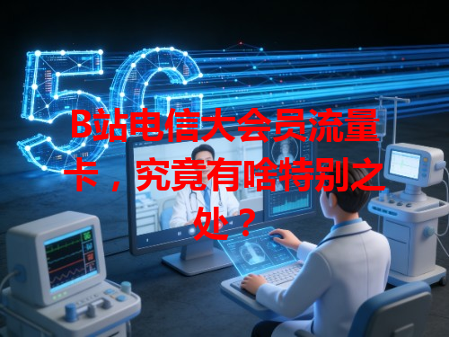 B站电信大会员流量卡，究竟有啥特别之处？