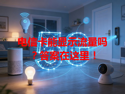 电信卡能显示流量吗？答案在这里！
