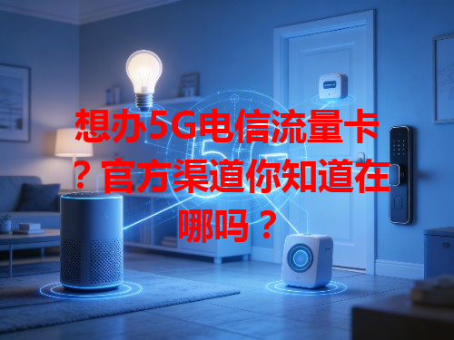 想办5G电信流量卡？官方渠道你知道在哪吗？