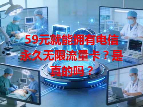 59元就能拥有电信永久无限流量卡？是真的吗？