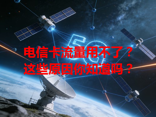 电信卡流量用不了？这些原因你知道吗？