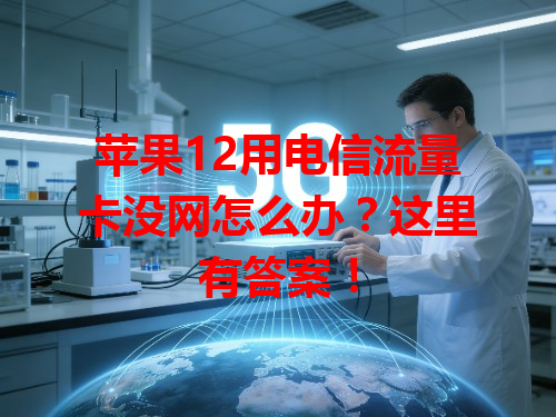 苹果12用电信流量卡没网怎么办？这里有答案！