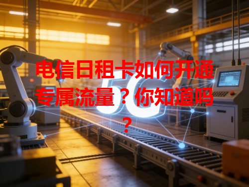 电信日租卡如何开通专属流量？你知道吗？