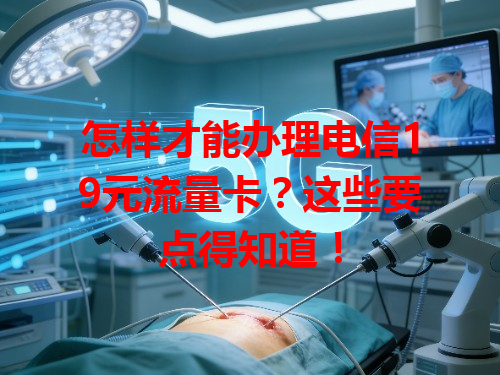 怎样才能办理电信19元流量卡？这些要点得知道！