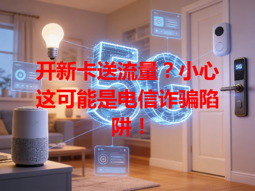 开新卡送流量？小心这可能是电信诈骗陷阱！