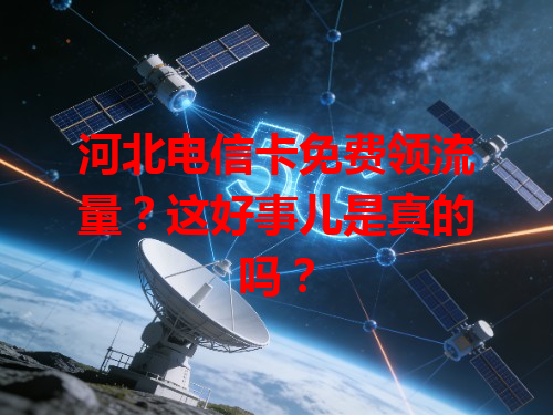河北电信卡免费领流量？这好事儿是真的吗？