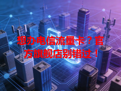 想办电信流量卡？官方旗舰店别错过！