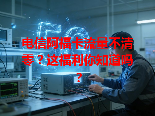 电信阿福卡流量不清零？这福利你知道吗？