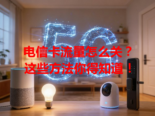 电信卡流量怎么关？这些方法你得知道！