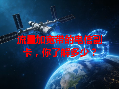 流量加宽带的电信副卡，你了解多少？
