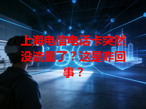 上海电信电话卡突然没流量了？这是咋回事？