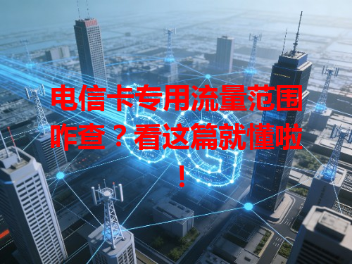 电信卡专用流量范围咋查？看这篇就懂啦！