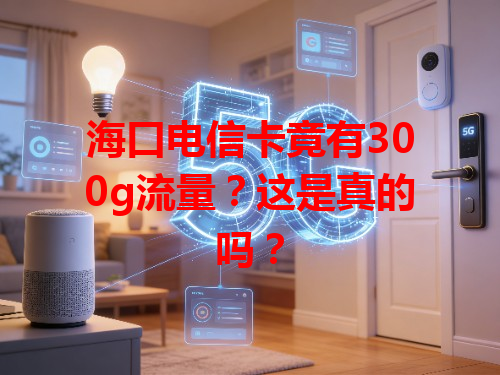 海口电信卡竟有300g流量？这是真的吗？