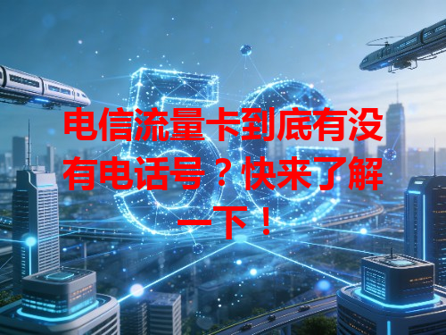 电信流量卡到底有没有电话号？快来了解一下！