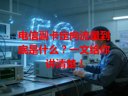 电信副卡定向流量到底是什么？一文给你讲清楚！