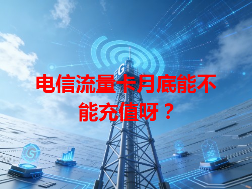 电信流量卡月底能不能充值呀？