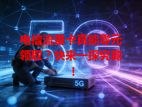 电信流量卡真能零元领取？快来一探究竟！