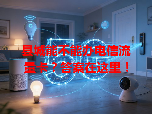 县城能不能办电信流量卡？答案在这里！