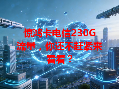 惊鸿卡电信230G流量，你还不赶紧来看看？