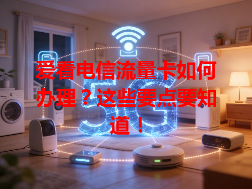 爱看电信流量卡如何办理？这些要点要知道！