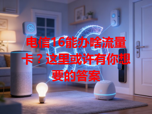 电信16能办啥流量卡？这里或许有你想要的答案