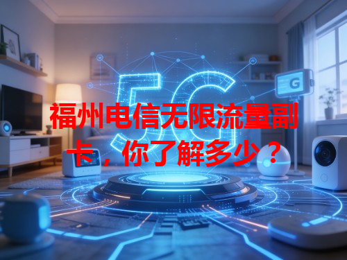 福州电信无限流量副卡，你了解多少？