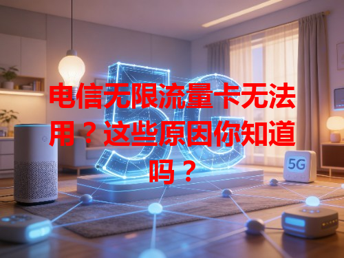 电信无限流量卡无法用？这些原因你知道吗？