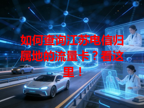如何查询江苏电信归属地的流量卡？看这里！