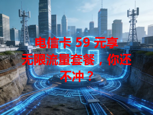 电信卡 59 元享无限流量套餐，你还不冲？