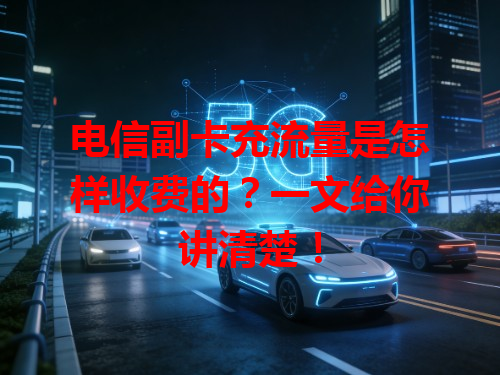 电信副卡充流量是怎样收费的？一文给你讲清楚！