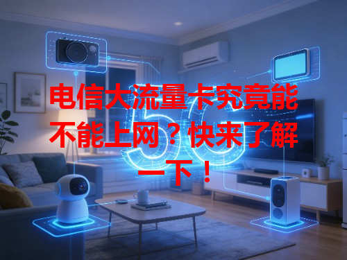 电信大流量卡究竟能不能上网？快来了解一下！