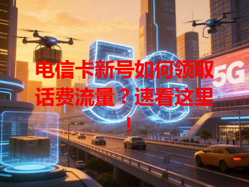 电信卡新号如何领取话费流量？速看这里！