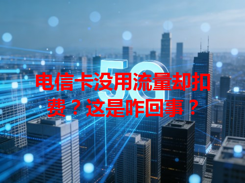 电信卡没用流量却扣费？这是咋回事？
