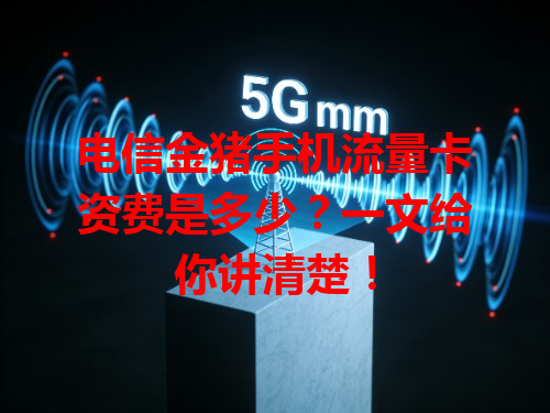 电信金猪手机流量卡资费是多少？一文给你讲清楚！
